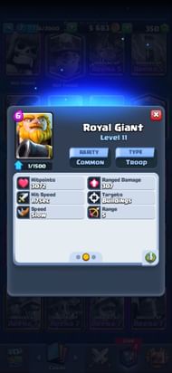 The Royal Giant card (Image via Sportskeeda)